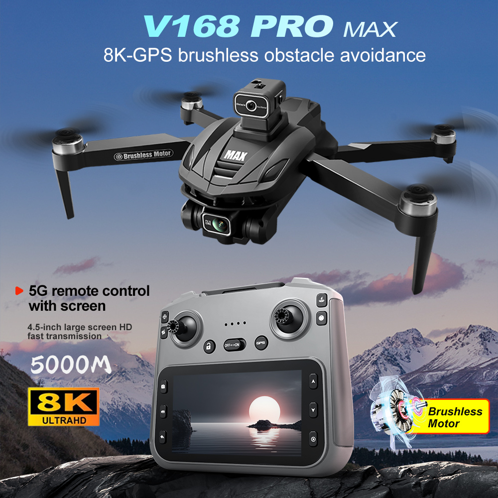 V168 PRO Max GPS Drone 8K Prof - Drone Aerial Photography reseña y precio
