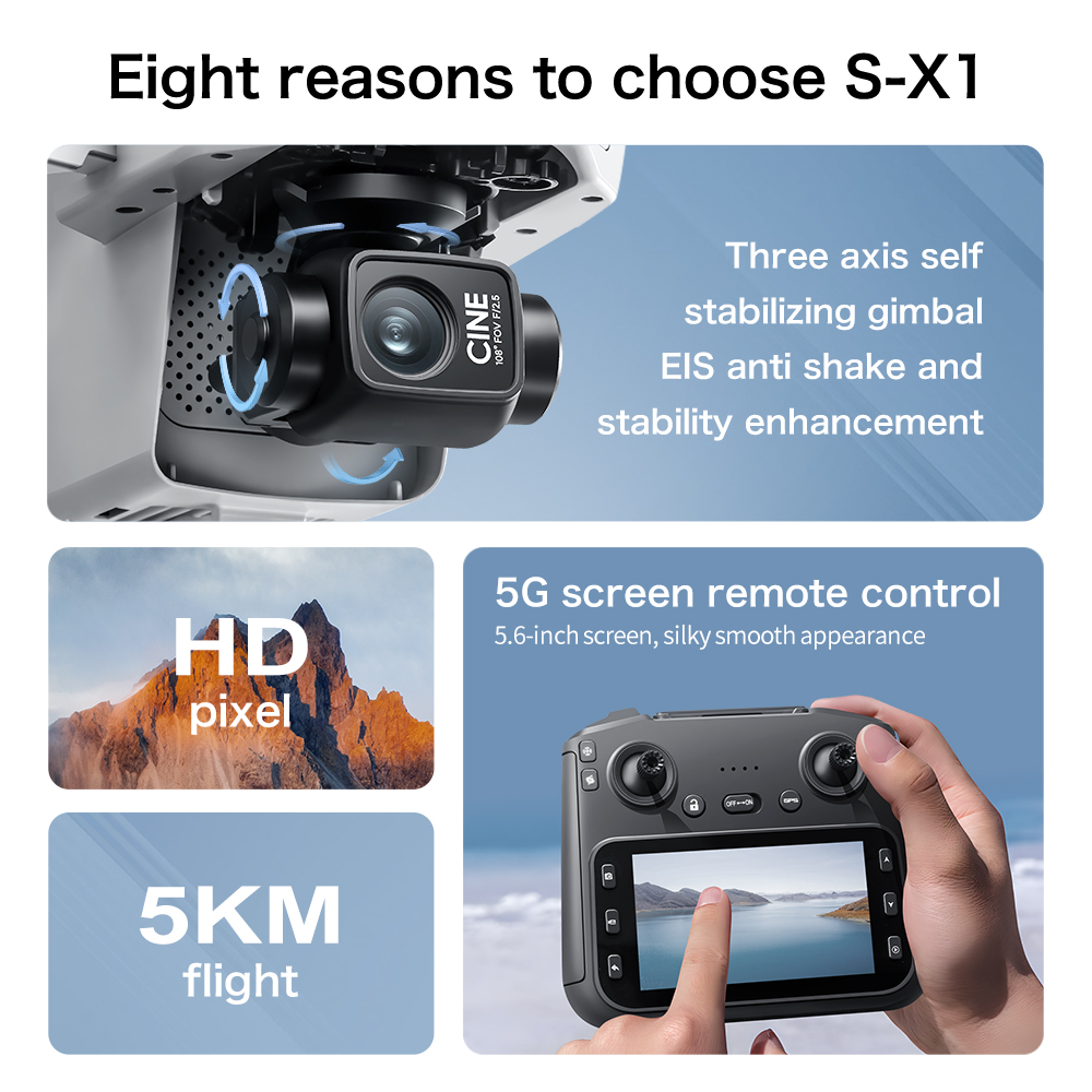Dron GPS Lenovo S-X1 MAX con G - Drone Multispectral reseña y precio