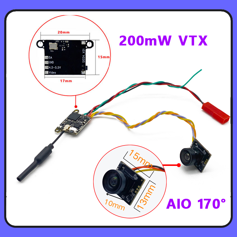 SLONWAKE 5,8G 1200TVL cámara F - Drone Lidar reseña y precio